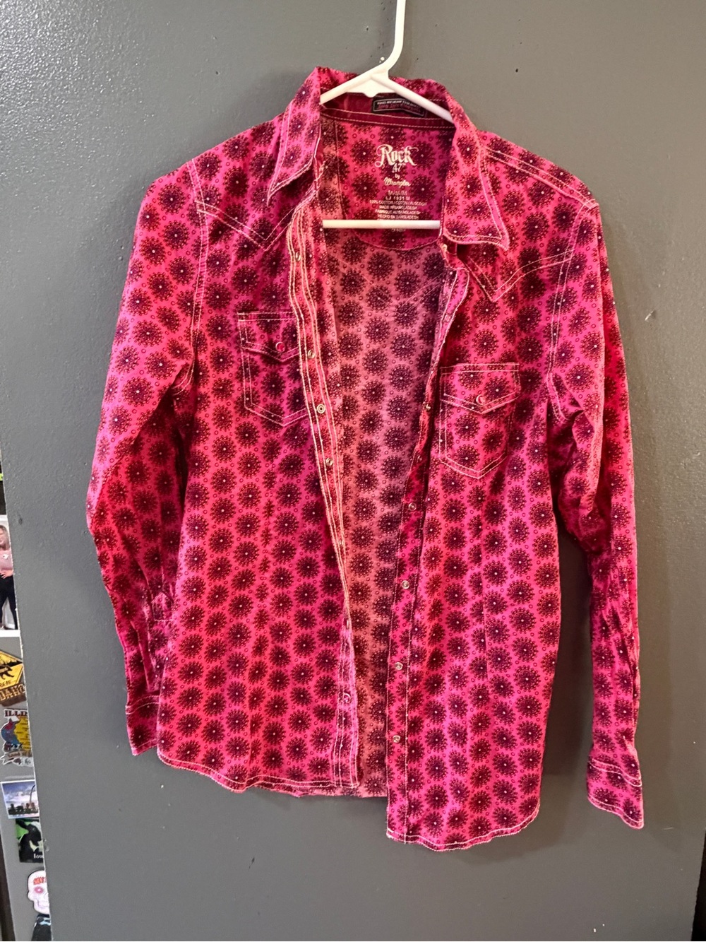 Wrangler button up shirt
